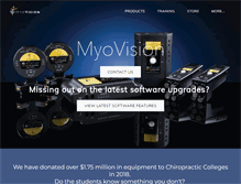Tablet Screenshot of myovision.com